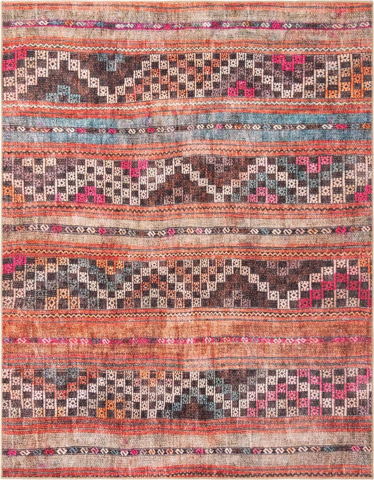 Detail image of 7' 6 x 7' 6 Washable Timeless Square Rug