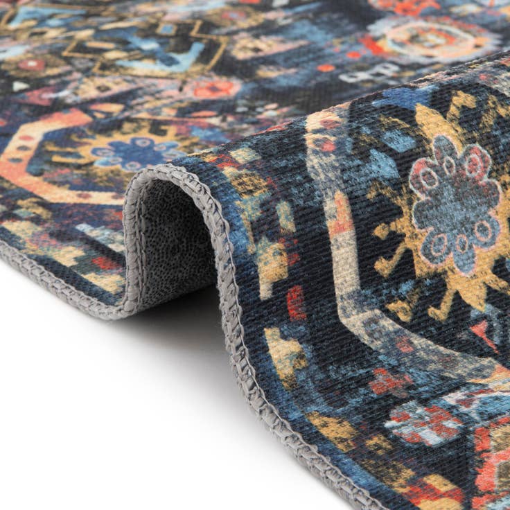 Detail image of 7' 7 x 7' 7 Washable Timeless Square Rug
