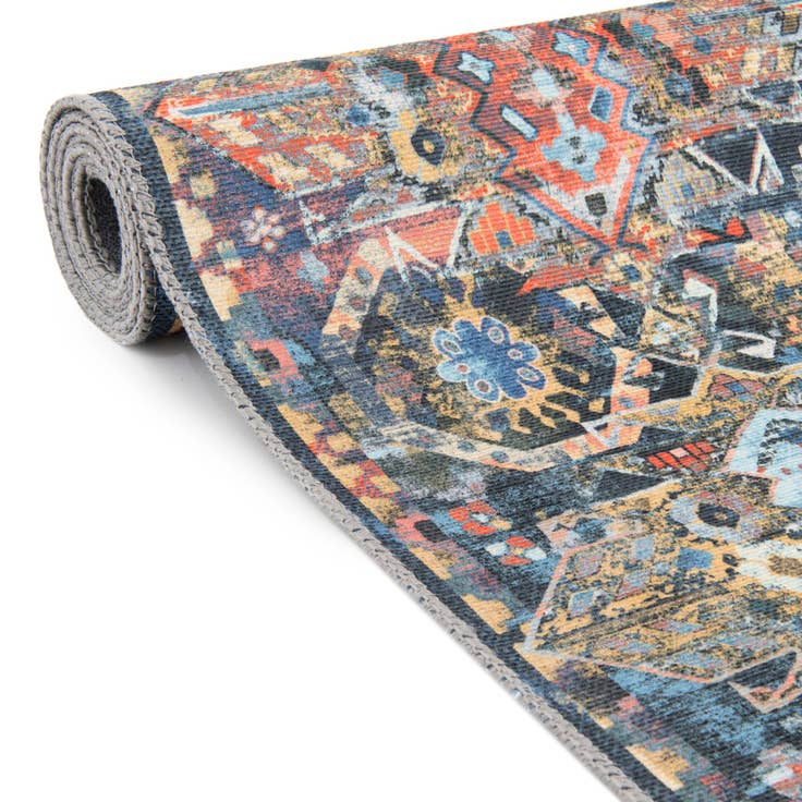 Detail image of 7' 7 x 7' 7 Washable Timeless Square Rug