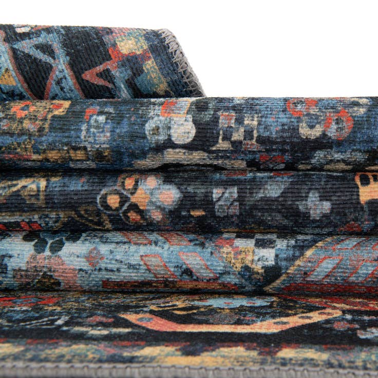 Detail image of 7' 7 x 7' 7 Washable Timeless Square Rug