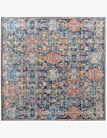 7' 7 x 7' 7 Washable Timeless Square Rug