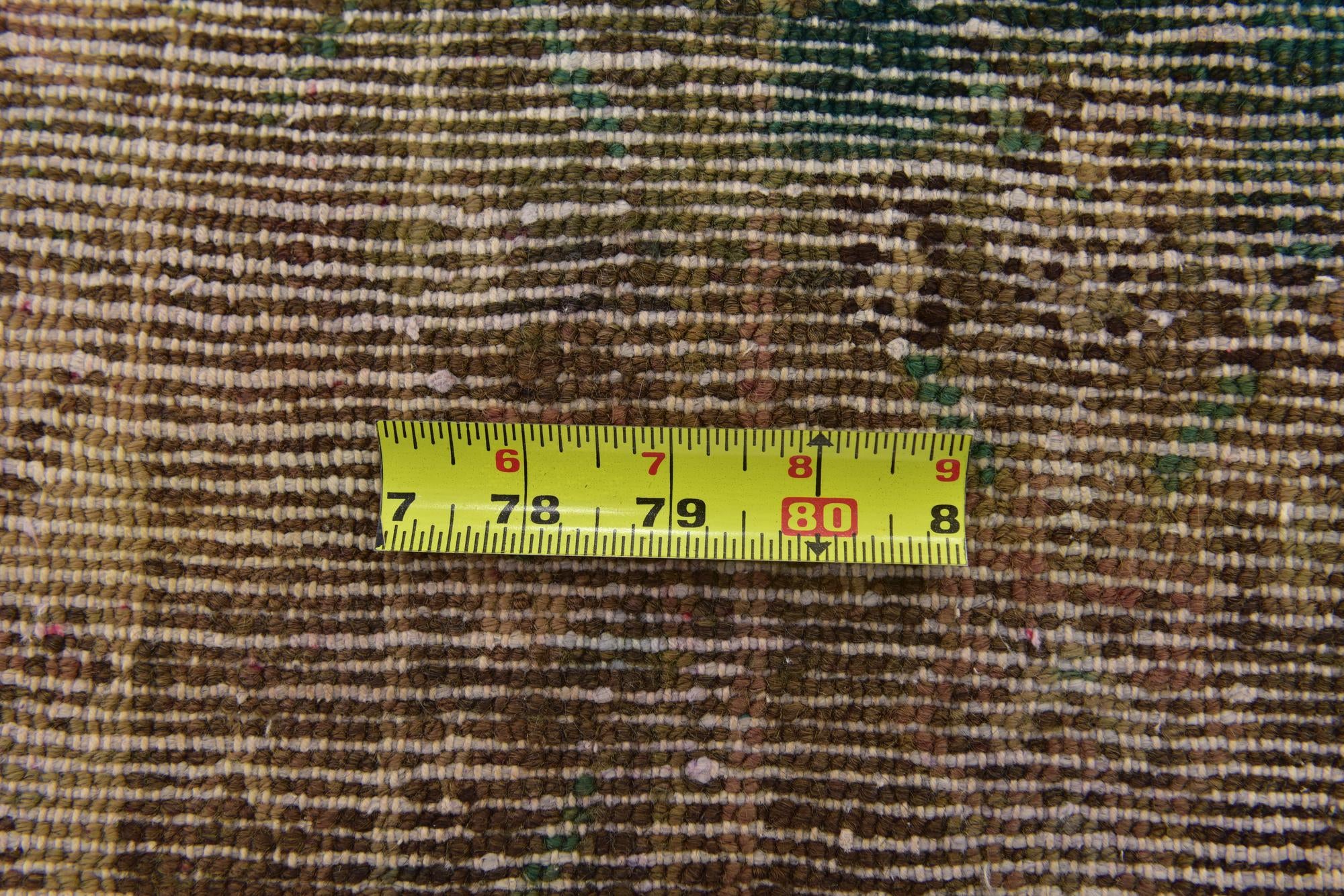 6' 6 x 6' 10 Hand Knotted Ultra Vintage Persian Wool Square Rug