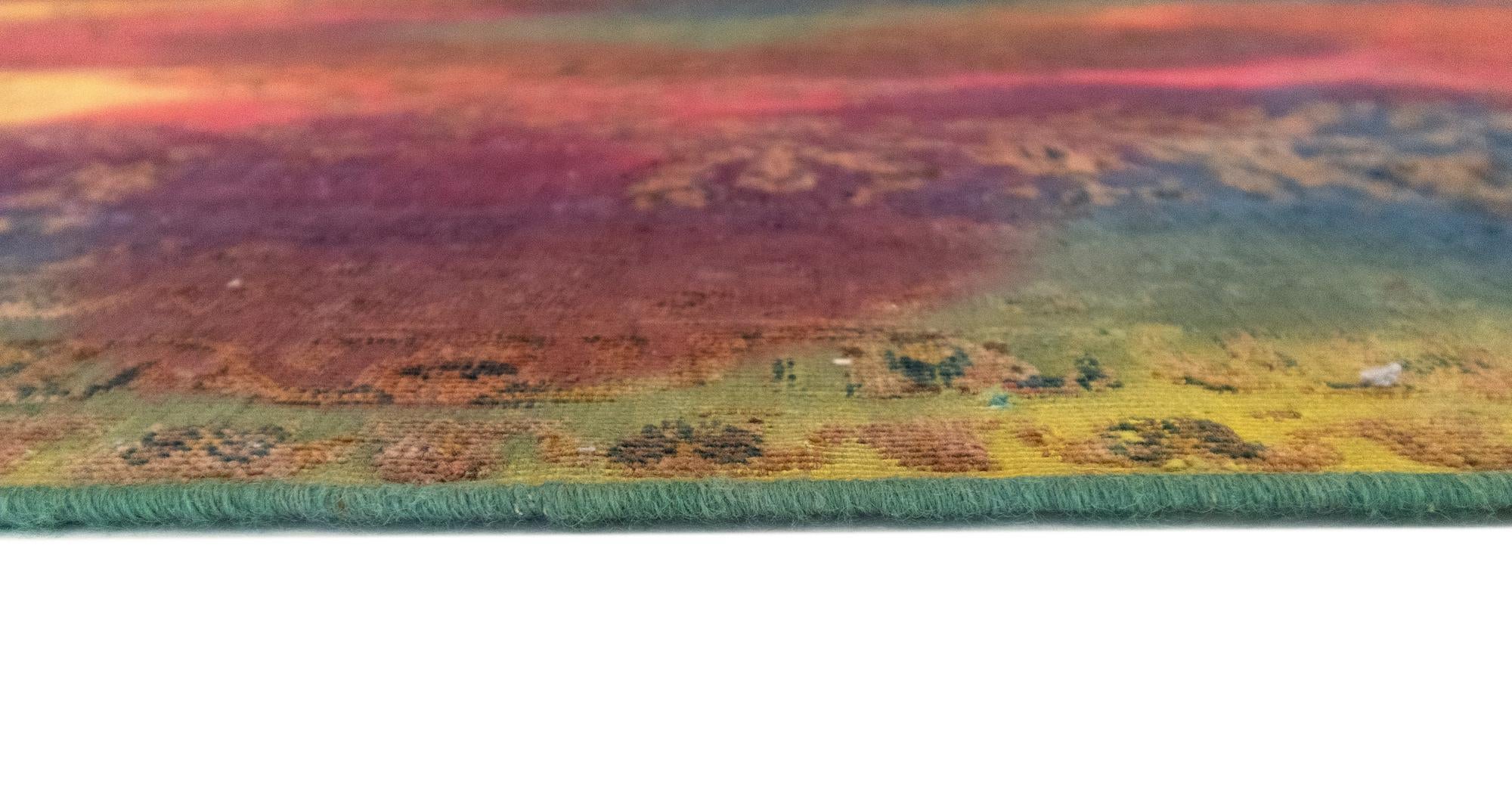 9' 10 x 11' 5 Vintage Royal Wool Square Rug