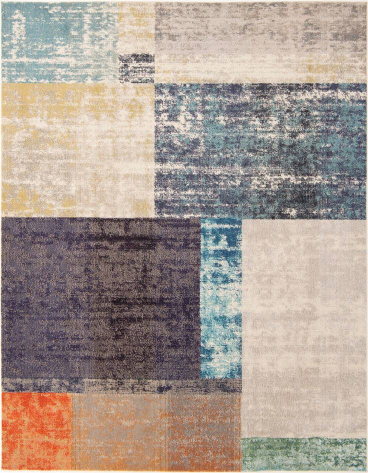 Detail image of 9' 10 x 9' 10 Washable Vivid Square Rug