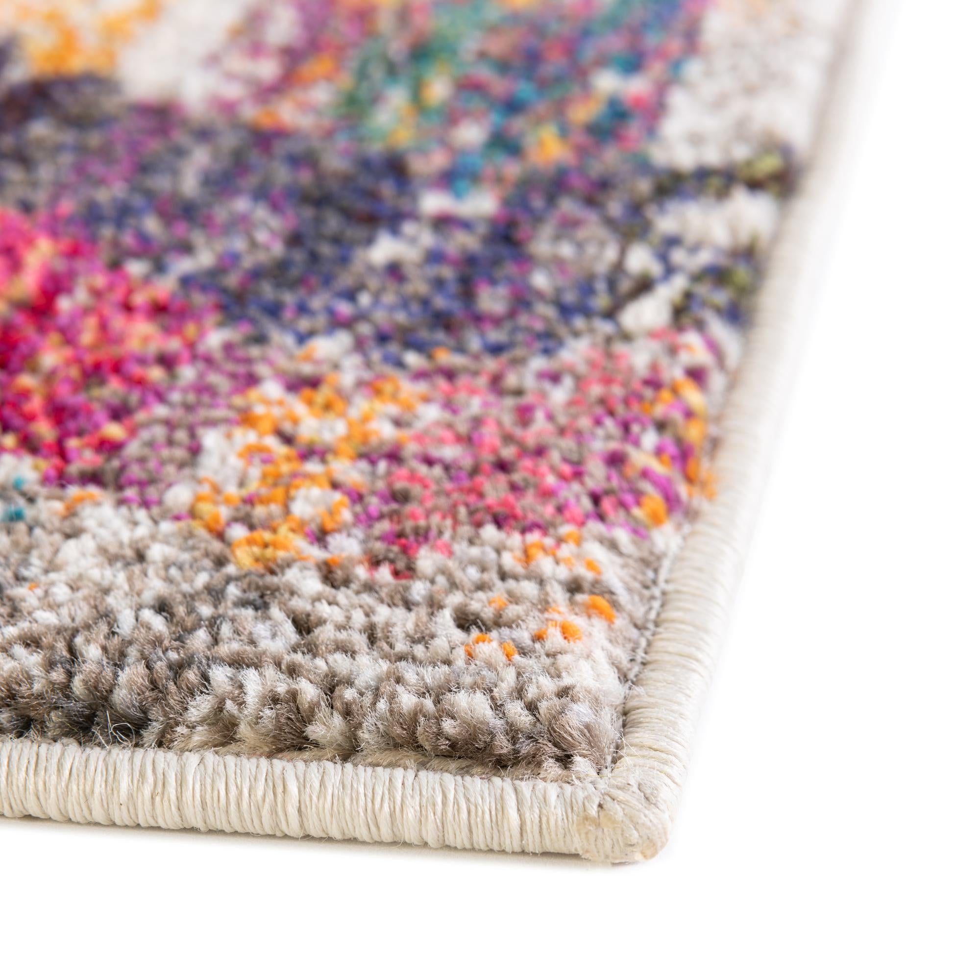 7' 10 x 7' 10 Washable Vivid Square Rug