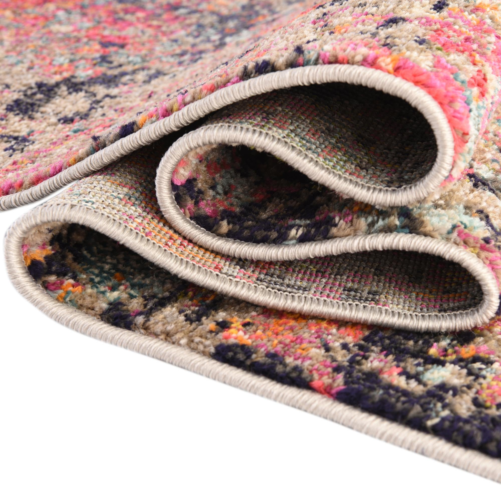 Multicolor 9' 10 x 9' 10 Washable Vivid Square Rug | Rugs.com