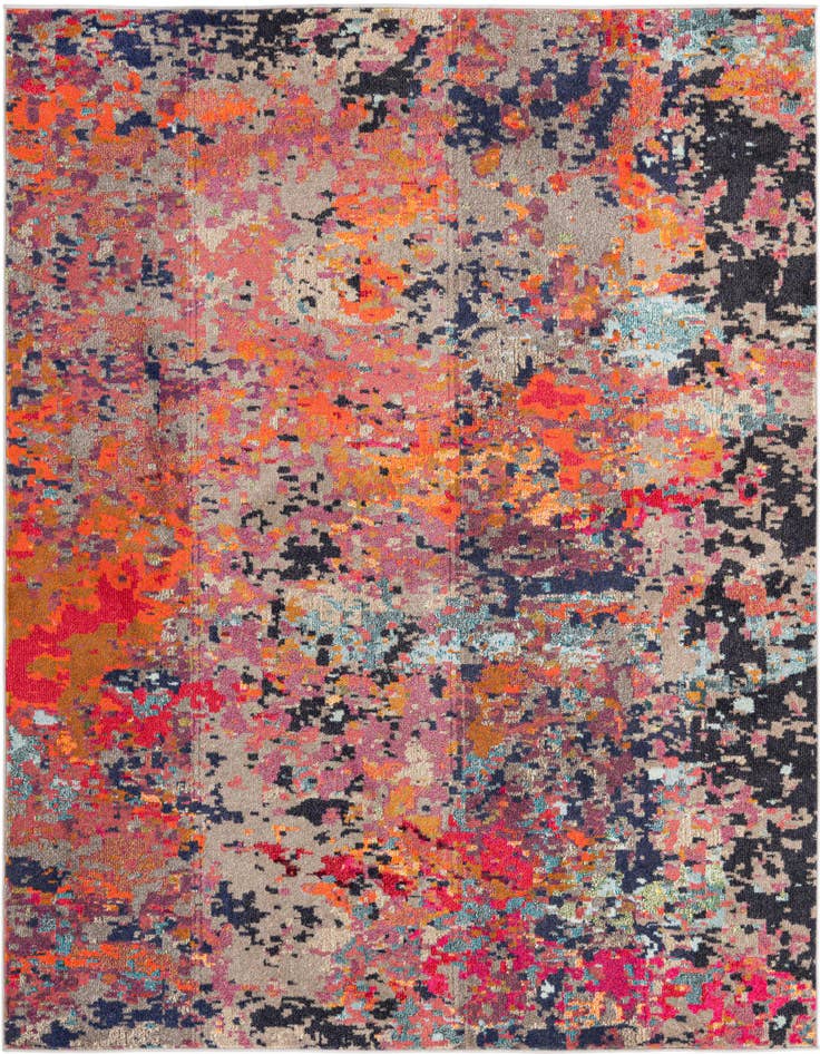 Detail image of 7' 10 x 7' 10 Washable Vivid Square Rug