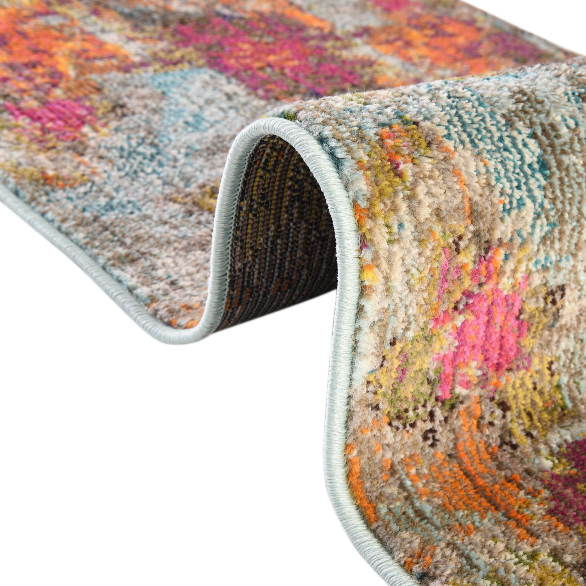 7' 10 x 7' 10 Washable Vivid Square Rug