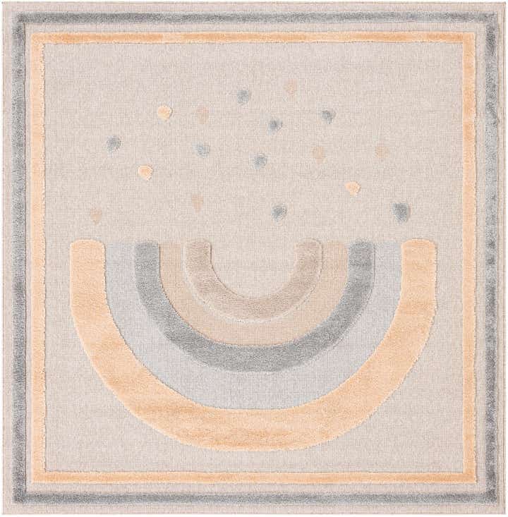7' 10 x 7' 10 Whimsy Kids Square Rug