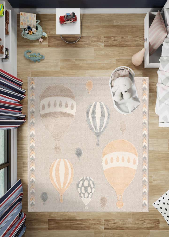 7' 10 x 7' 10 Whimsy Kids Square Rug