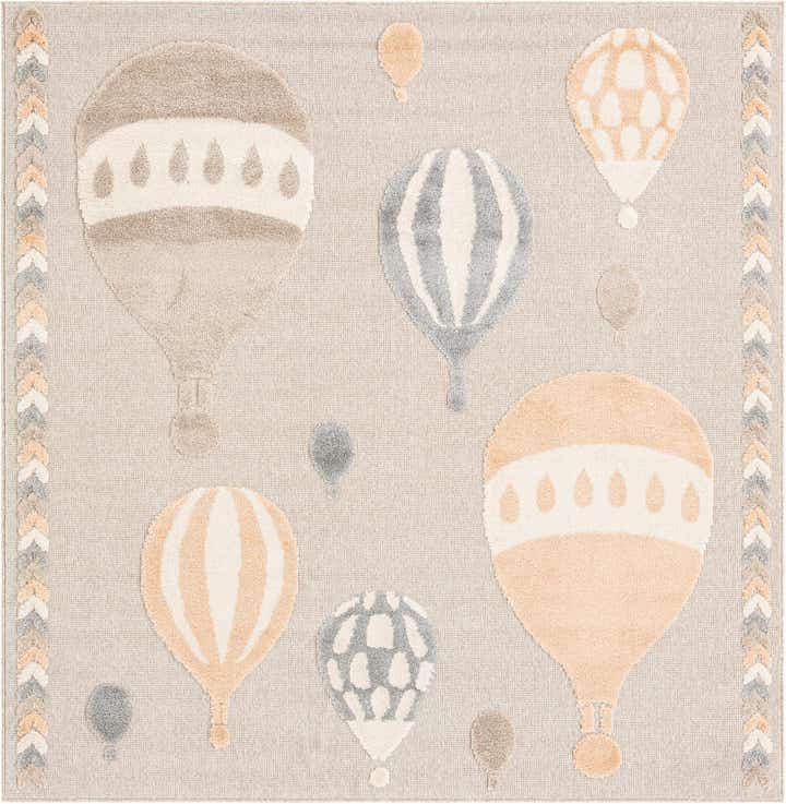 7' 10 x 7' 10 Whimsy Kids Square Rug