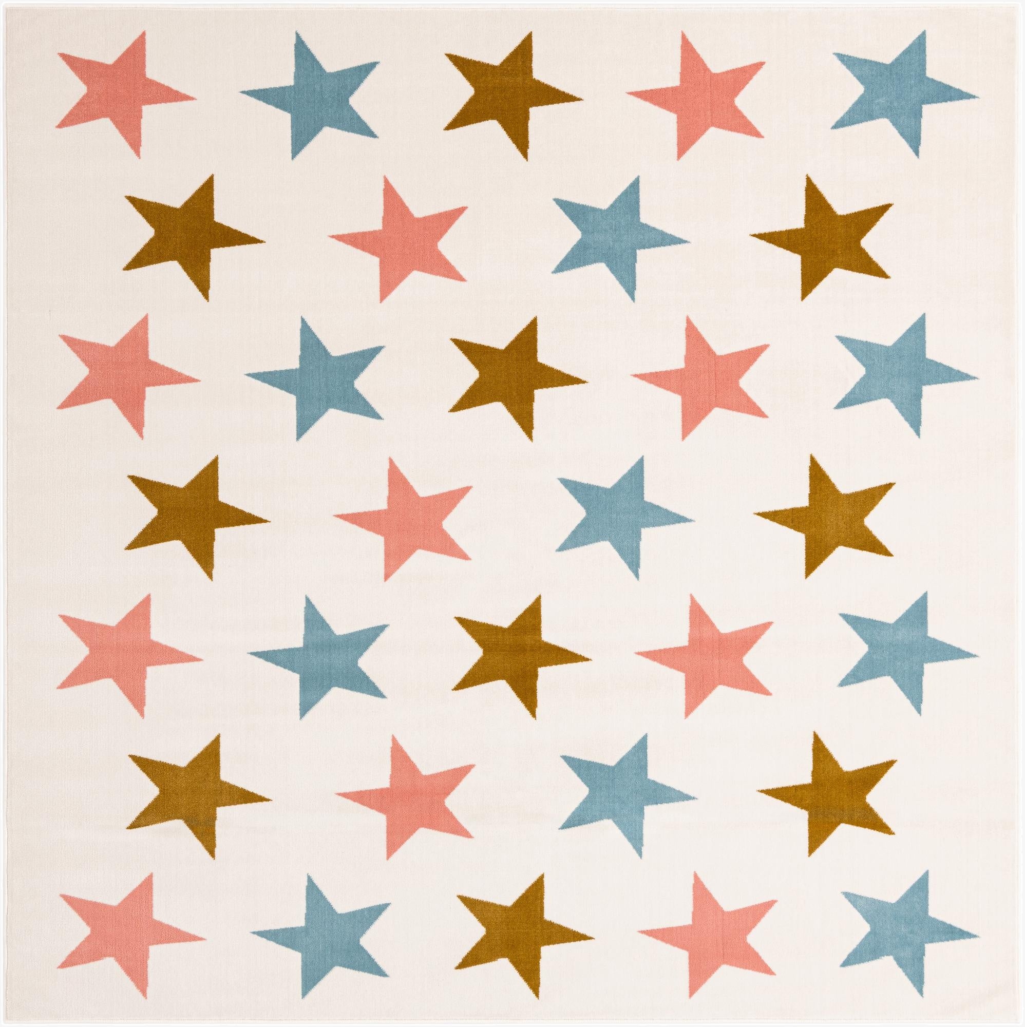 7' 10 x 7' 10 Whimsy Kids Square Rug