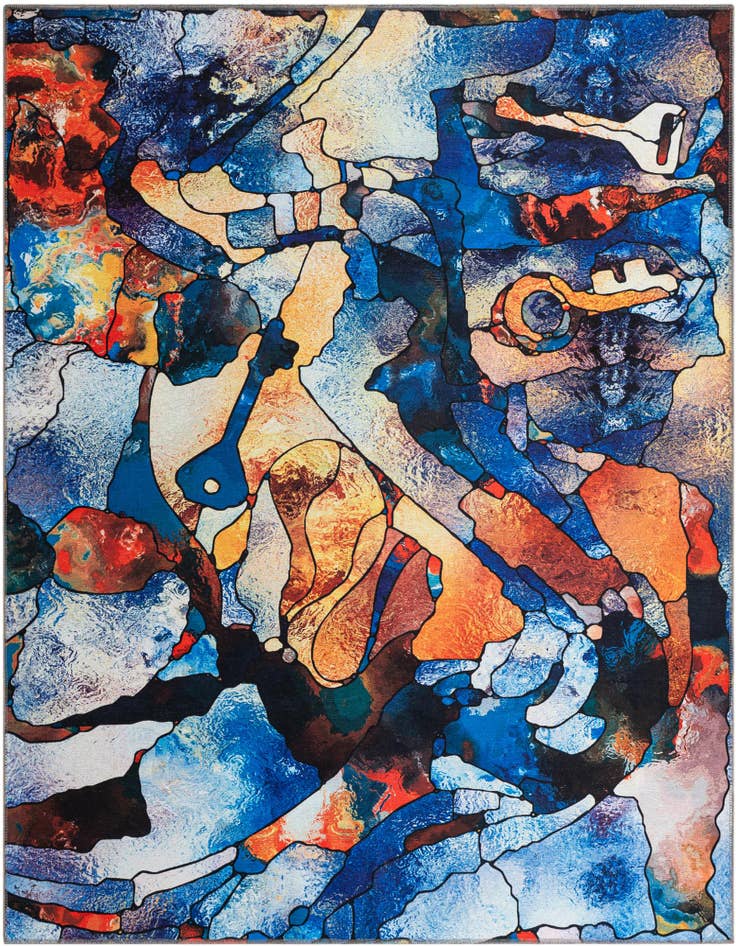 Detail image of 7' 10 x 7' 10 Yara Square Rug