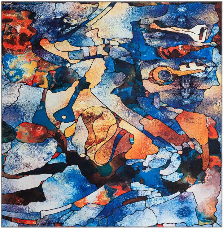 7' 10 x 7' 10 Yara Square Rug