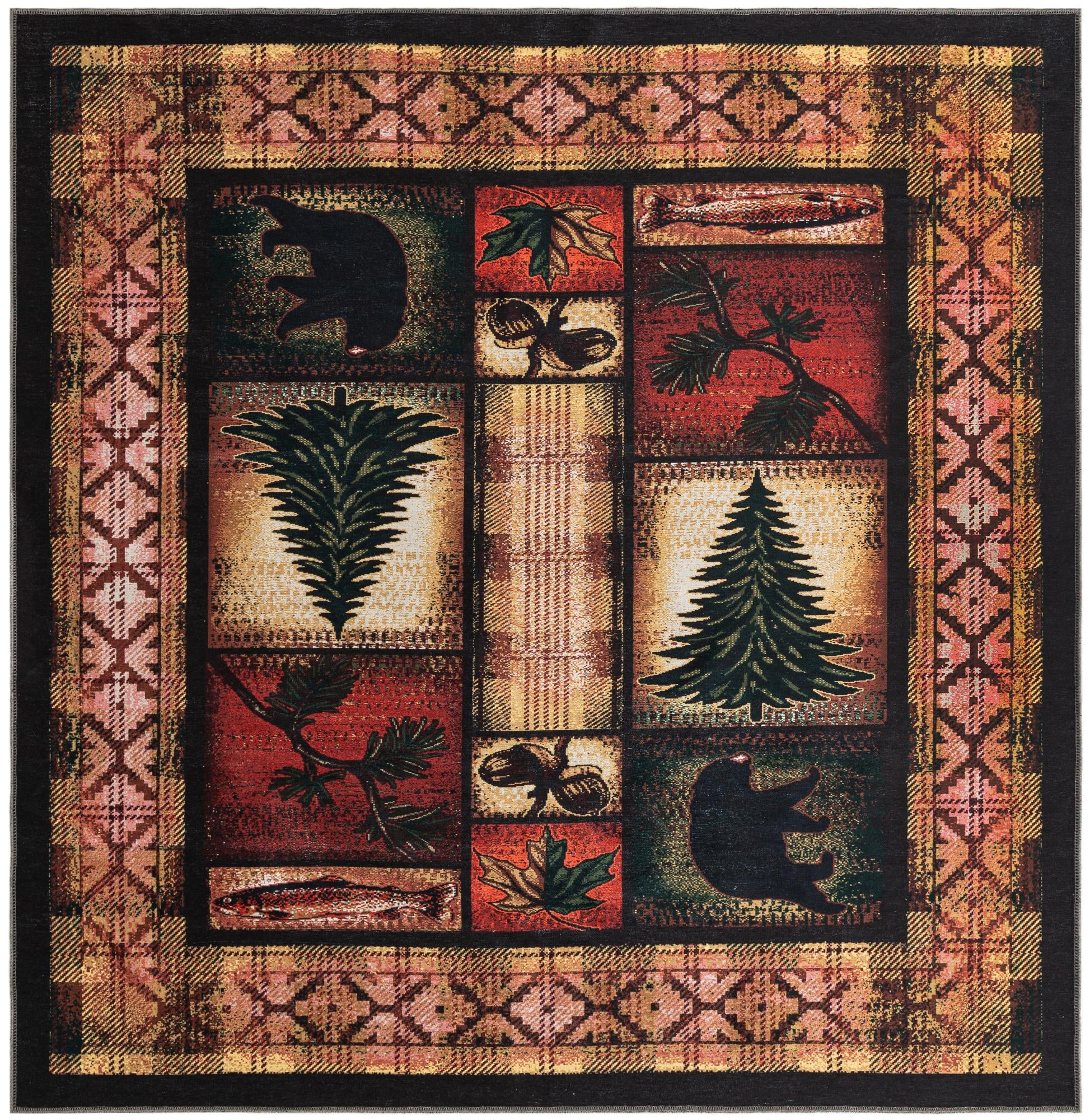 7' 10 x 7' 10 Yara Square Rug