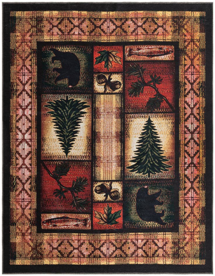 Detail image of 7' 10 x 7' 10 Yara Square Rug