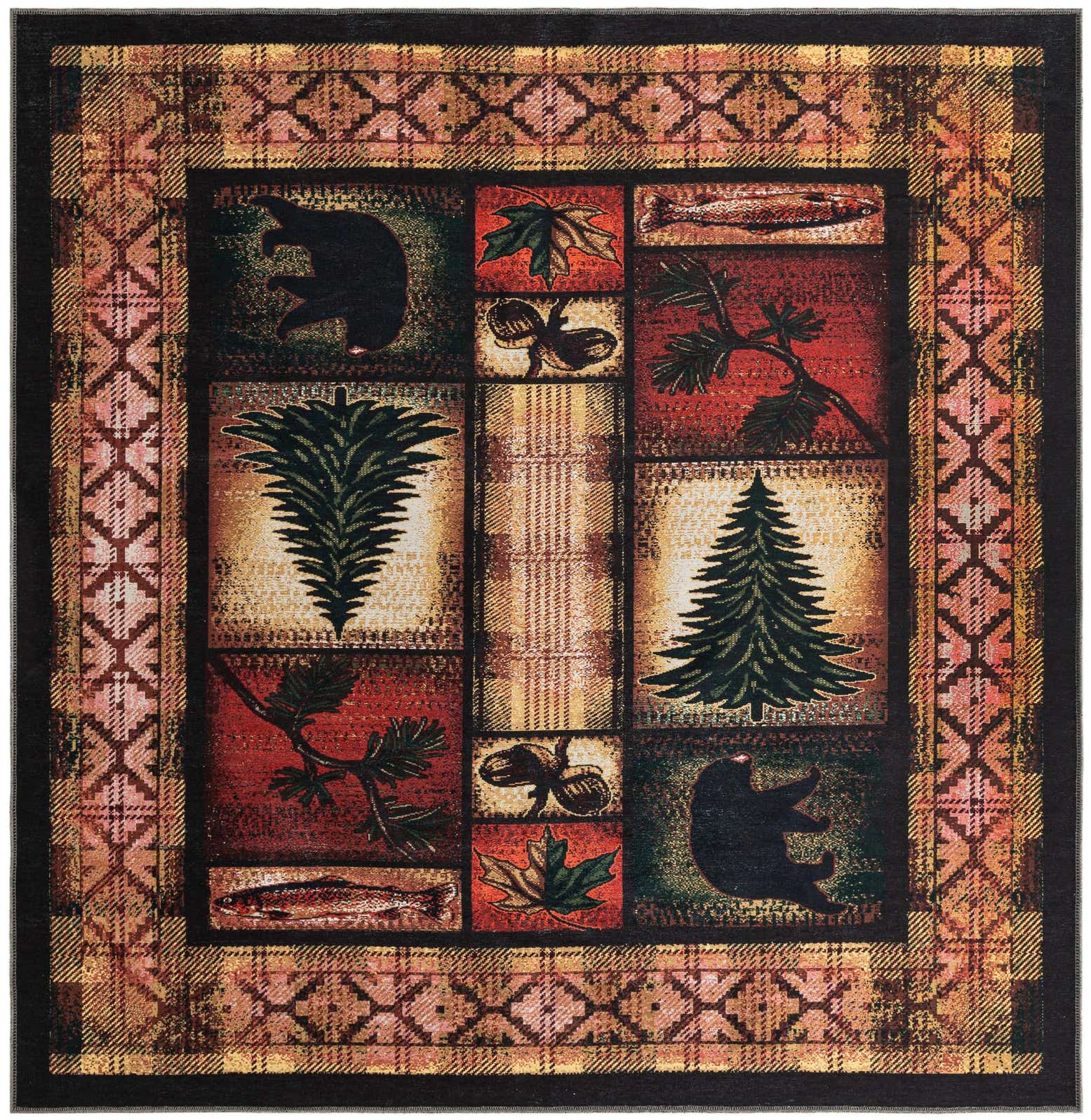 7' 10 x 7' 10 Yara Square Rug