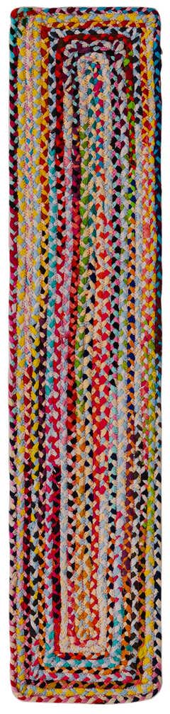 35cm x 185cm Handgefertigt Braided Chindi Tischläufer Teppich