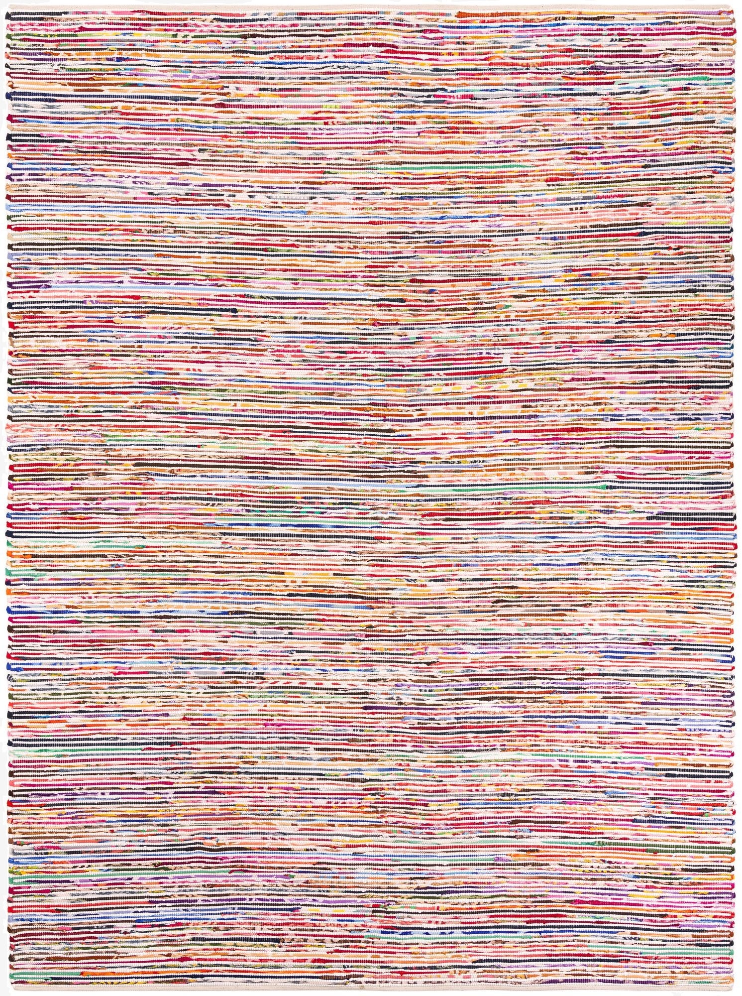 9' x 12'  Hand Woven Chindi Cotton Rug