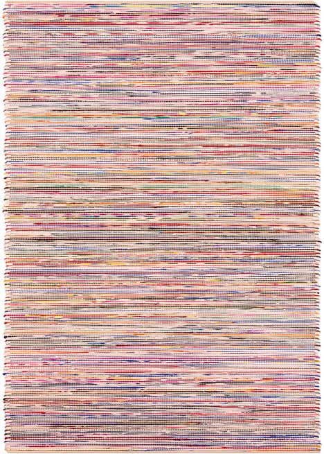 2' 7 x 12' Hand Woven Chindi Cotton Runner Rug