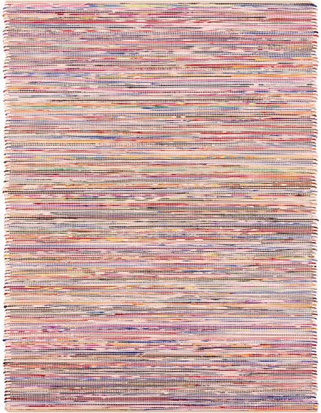 Detail image of 2' 7 x 12' Hand Woven Chindi Cotton Runner Rug