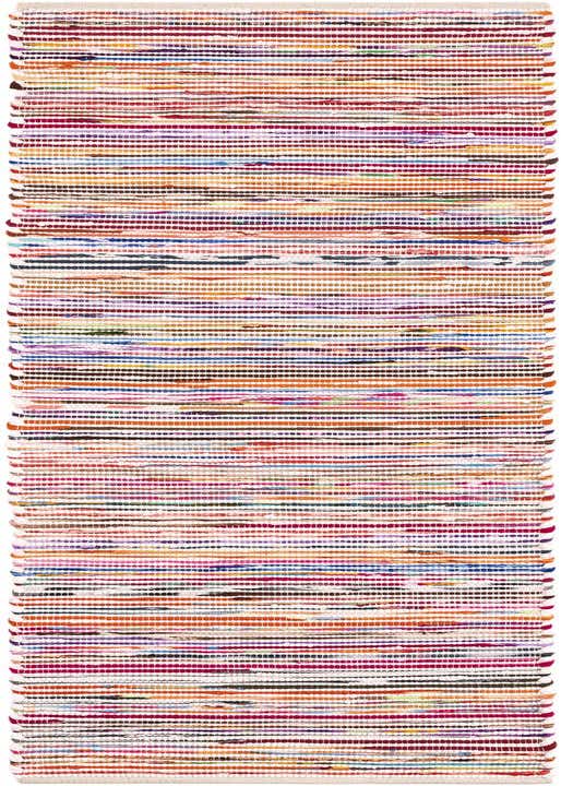 2' x 8' Hand Woven Chindi Cotton Runner Rug