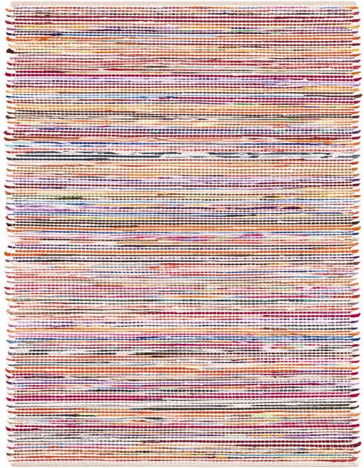 2' x 8' Hand Woven Chindi Cotton Runner Rug