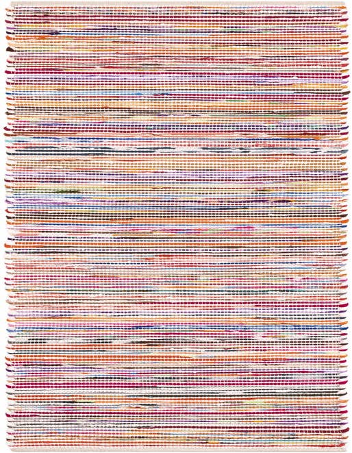 Detail image of 2' x 8' Hand Woven Chindi Cotton Runner Rug