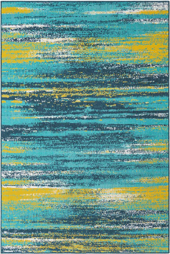 6' x 9' Easy-Clean Coastal Indoor / Outdoor Rug