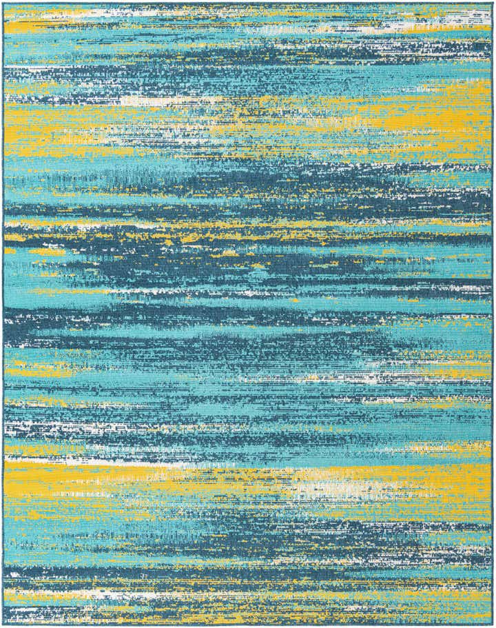 7' 10 x 10' Easy-Clean Coastal Indoor / Outdoor Rug