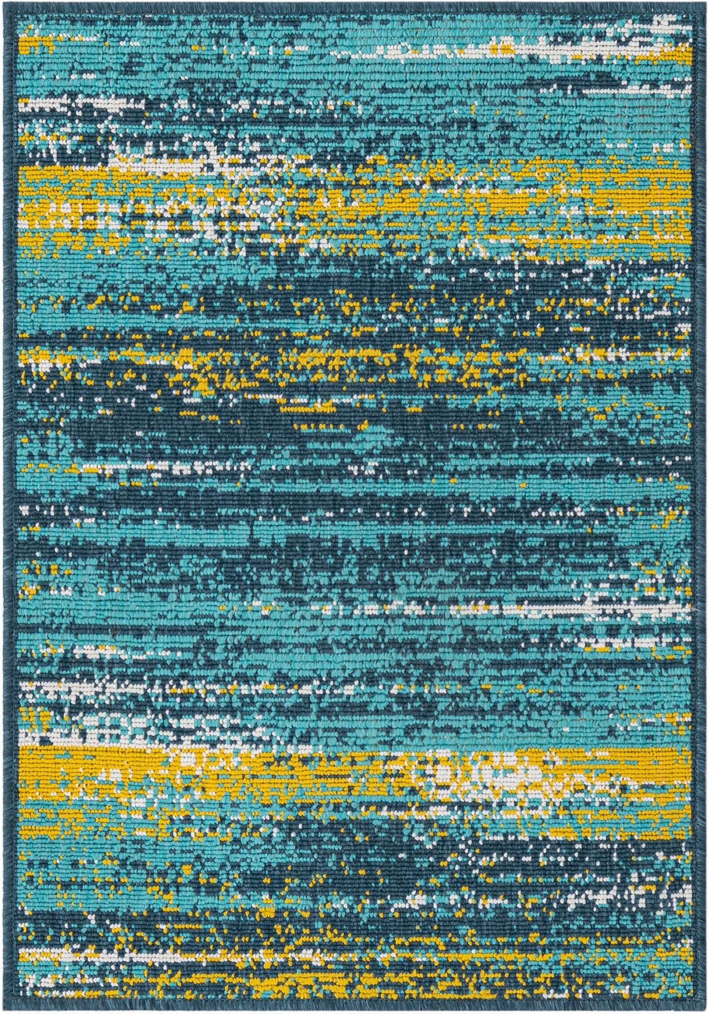 2' x 3'  Washable Coastal Indoor / Outdoor Rug