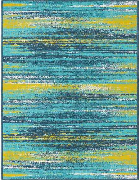 2' 7 x 12' Easy-Clean Coastal Indoor / Outdoor Runner Rug