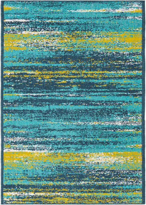2' x 8' Easy-Clean Coastal Indoor / Outdoor Runner Rug