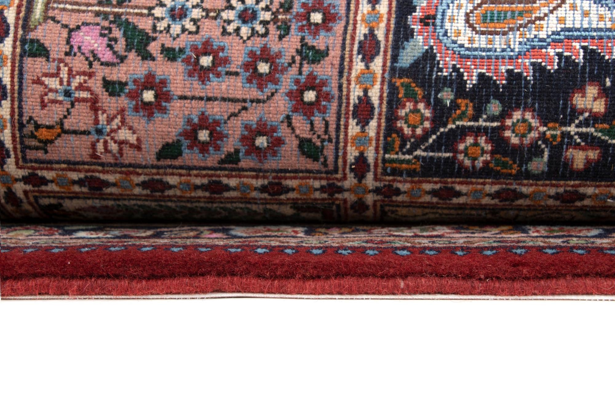7' x 9' 10 Hand Knotted Birjend Persian Wool Rug