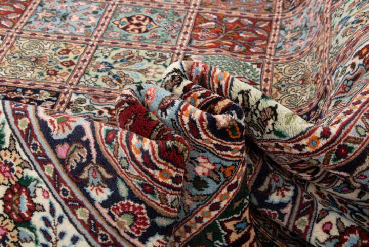7' x 9' 10 Hand Knotted Birjend Persian Wool Rug