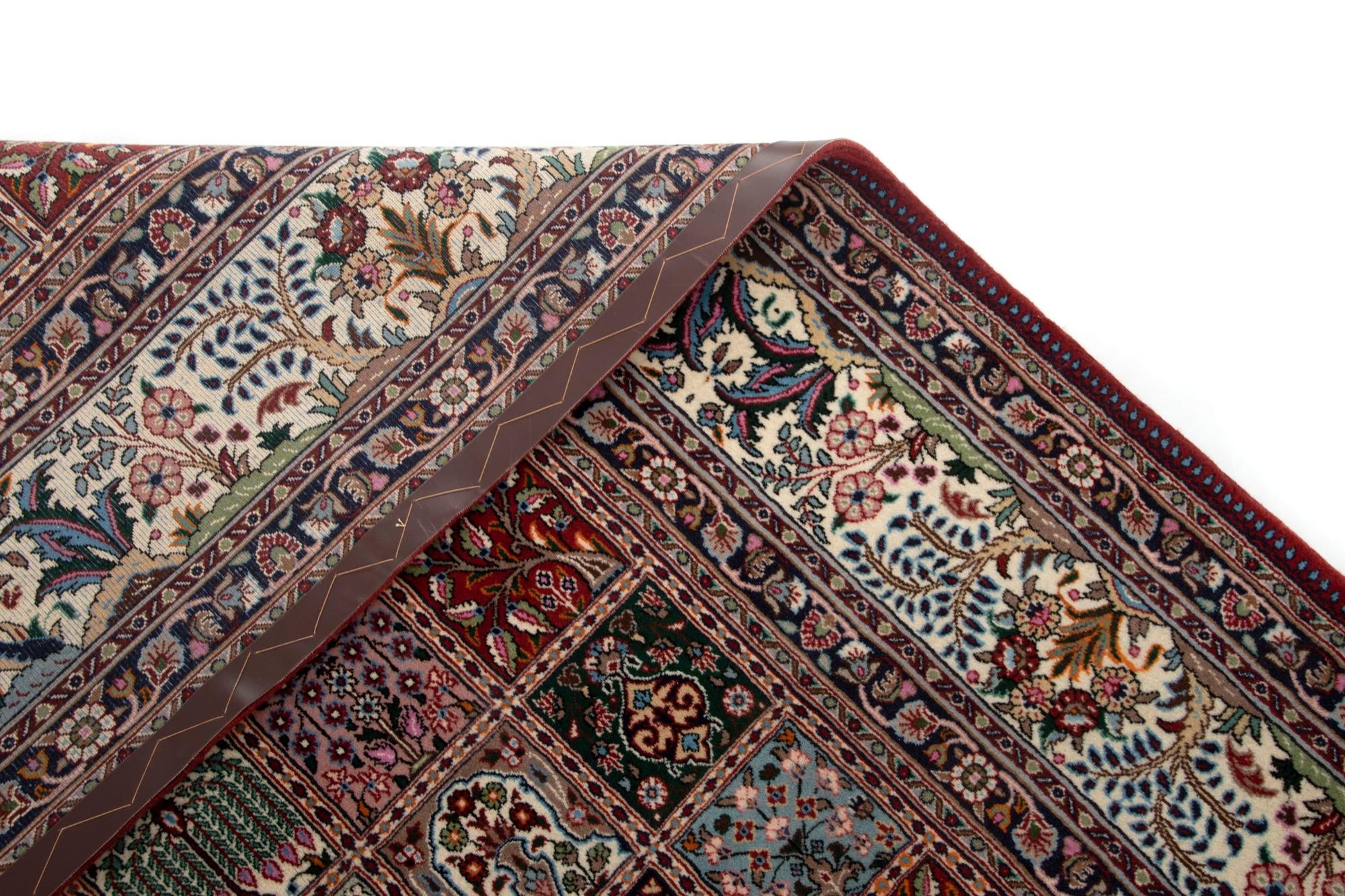 7' x 9' 10 Hand Knotted Birjend Persian Wool Rug