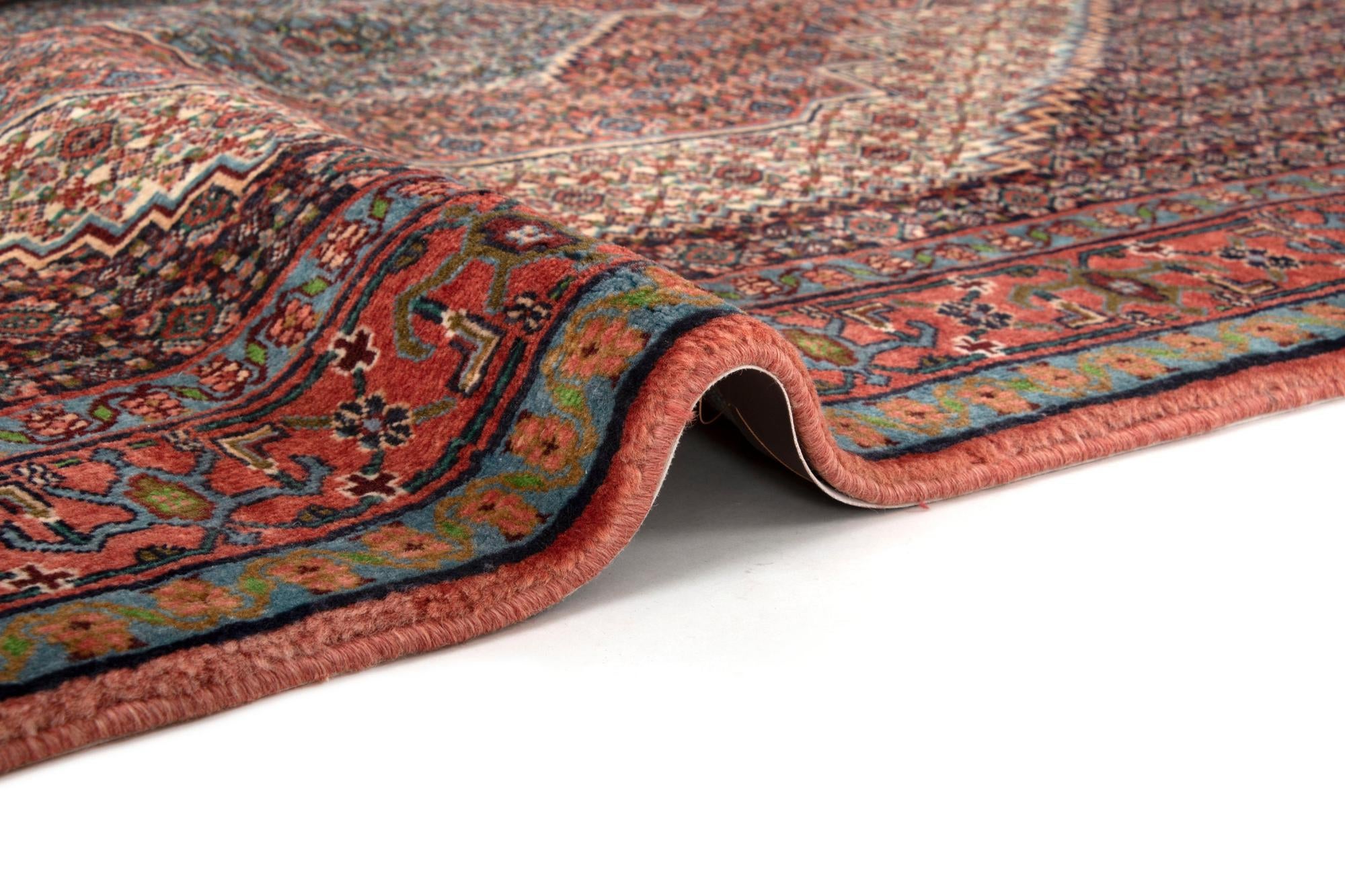 4' 2 x 5' 4 Hand Knotted Birjend Persian Wool Rug