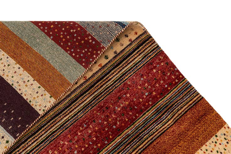 Detail image of 4' x 5' 11 Gabbeh Rug