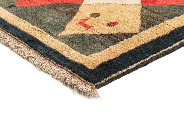 3' 7 x 9' 8 Gabbeh Rug