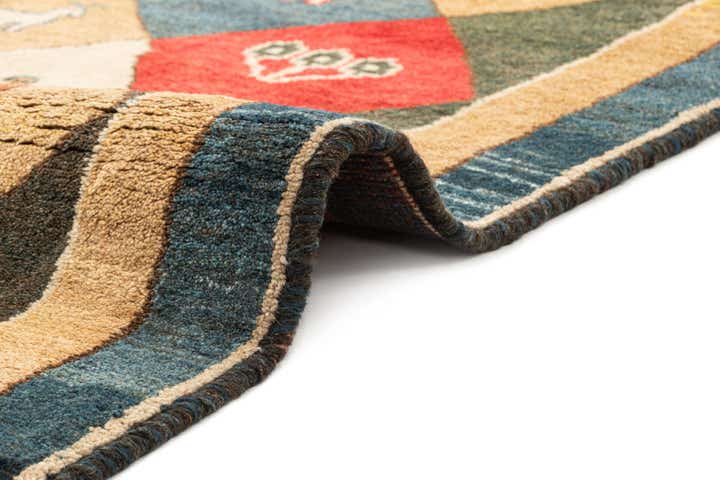 3' 7 x 9' 8 Gabbeh Rug