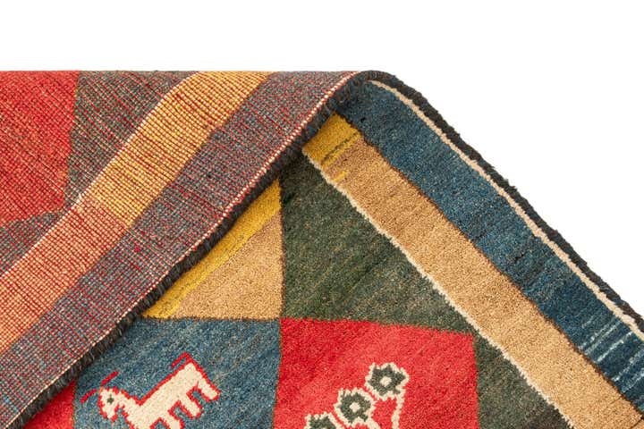 3' 7 x 9' 8 Gabbeh Rug