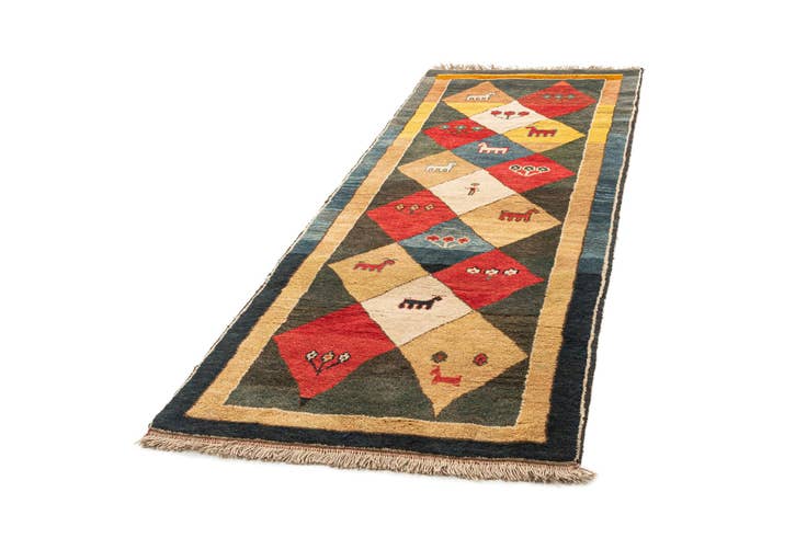 Detail image of 3' 7 x 9' 8 Gabbeh Rug