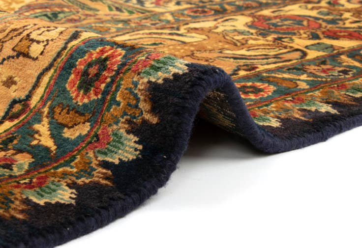 Detail image of 9' 10 x 12' 10 Hand Knotted Kashan Persian Wool Rug