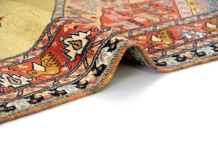 Detail image of 4' 9 x 6' 1 Hand Knotted Kashkuli Persian Rug