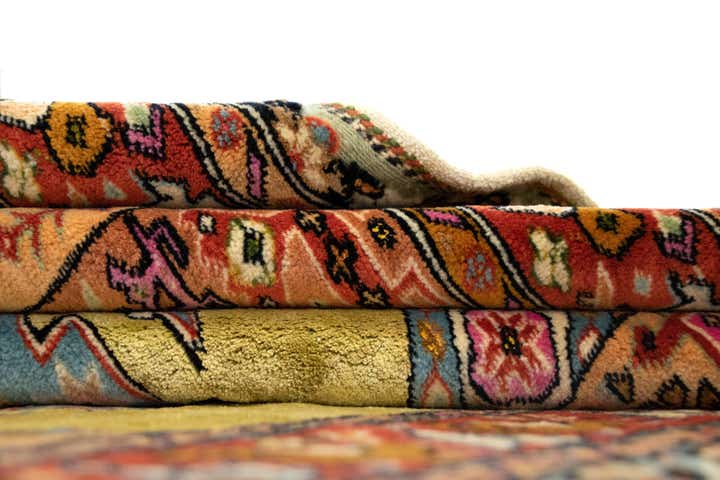 4' 9 x 6' 1 Hand Knotted Kashkuli Persian Rug