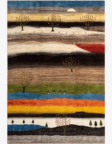 6' 8 x 10' 2 Kashkuli Rug