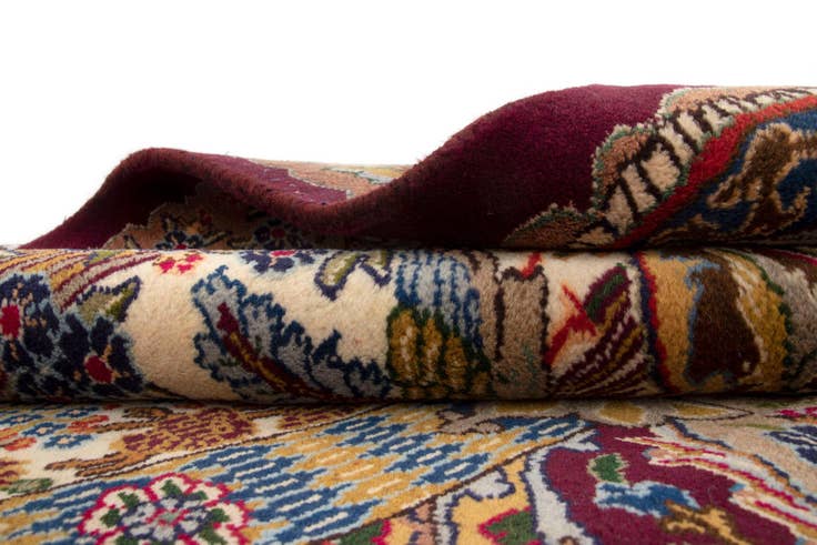Detail image of 9' 11 x 12' 9 Hand Knotted Kashmar Persian Wool Rug
