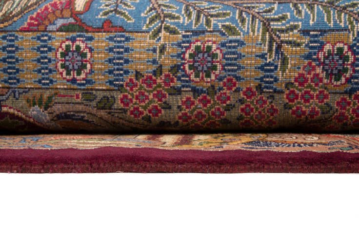Detail image of 9' 11 x 12' 9 Hand Knotted Kashmar Persian Wool Rug