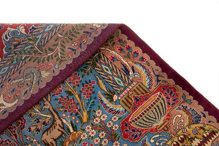 9' 11 x 12' 9 Hand Knotted Kashmar Persian Wool Rug