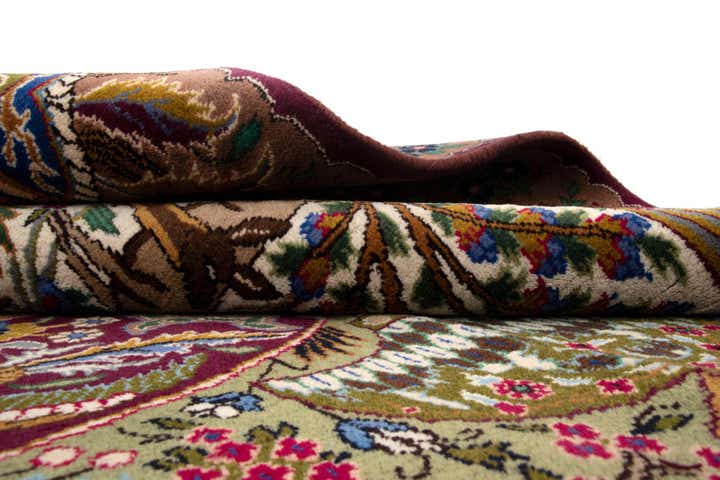 9' 8 x 13' 2 Hand Knotted Kashmar Persian Wool Rug